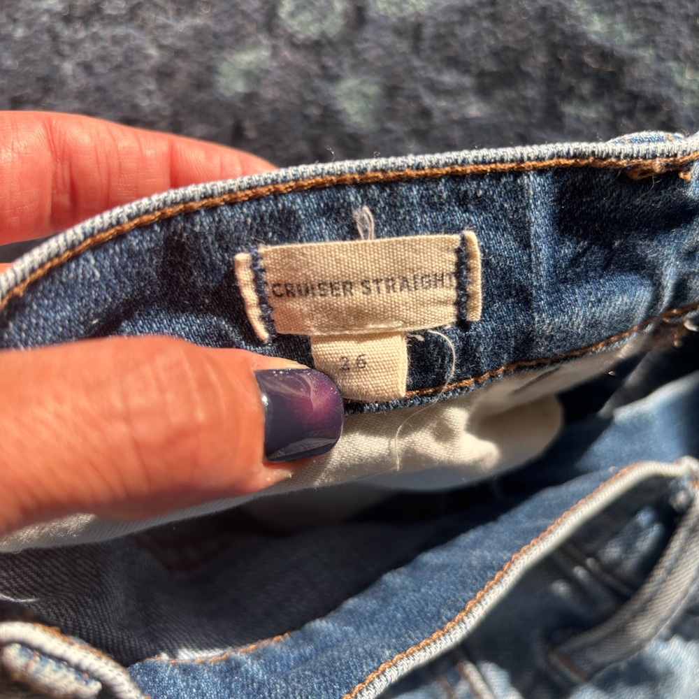 Madewell patchwork cruiser straight - image 13